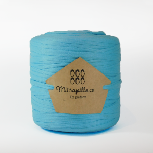 Trapillo pluma azul cielo