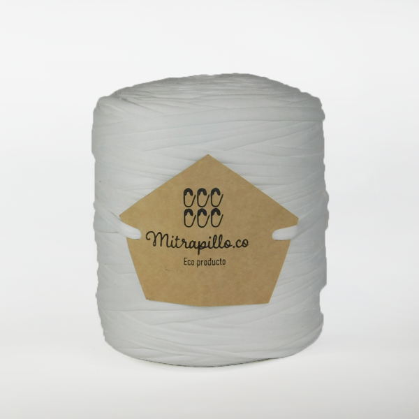 Trapillo algodón licrado blanco hueso