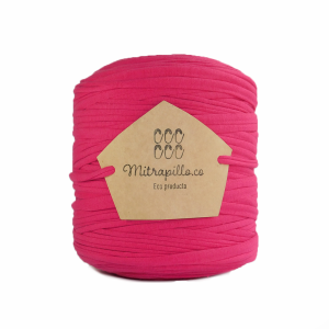 Trapillo algodón licrado fucsia