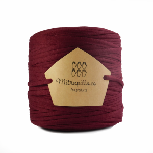 Trapillo algodón licrado vinotinto