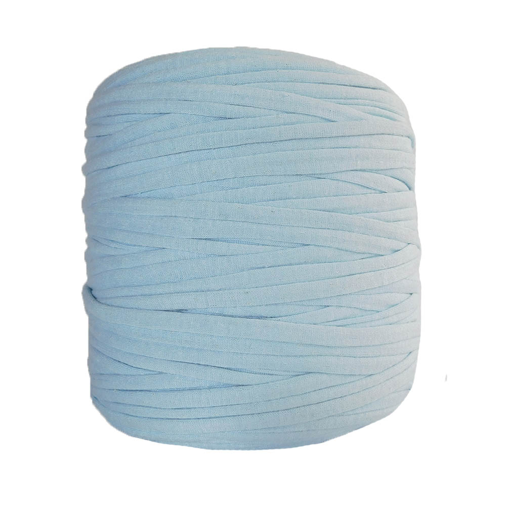Trapillo algodón licrado azul bebe - Imagen 2