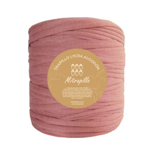 Trapillo algodón licrado palo de rosa