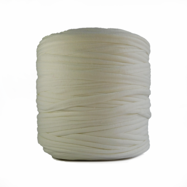 Trapillo algodón extralicrado blanco crema - Imagen 2