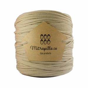 Trapillo algodón licrado beige