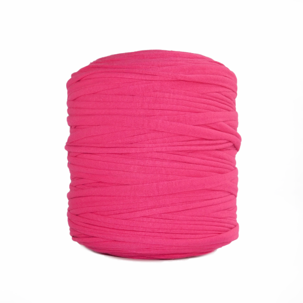 Trapillo algodón licrado fucsia - Imagen 2