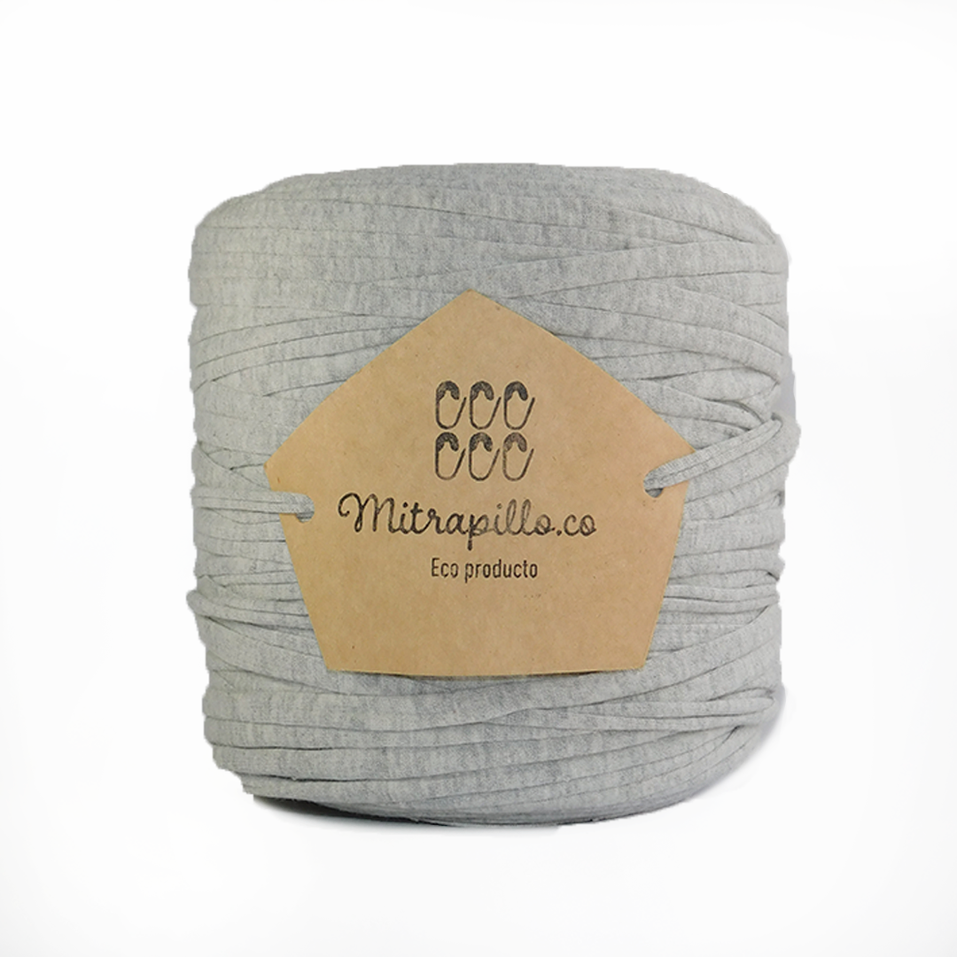 Trapillo algodón licrado gris medio