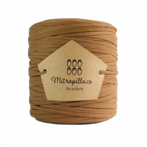 Trapillo algodón licrado tabaco