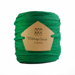 Trapillo algodón licrado verde navidad