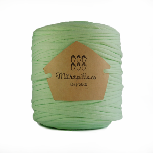 Trapillo algodón licrado verde manzana