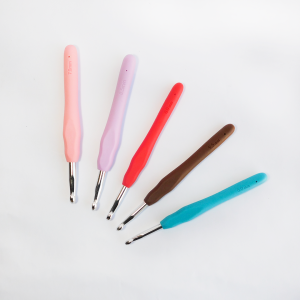 Agujas crochet mando siliconado
