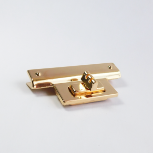 Broche largo 6cm oro