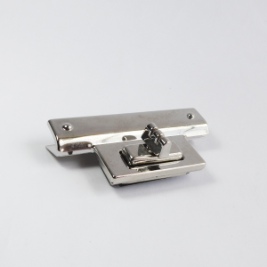 Broche largo 6cm niquel