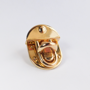 Broche puntos oro