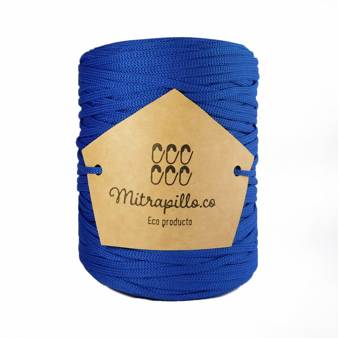 Cordón artesanal azul rey – Mi trapillo