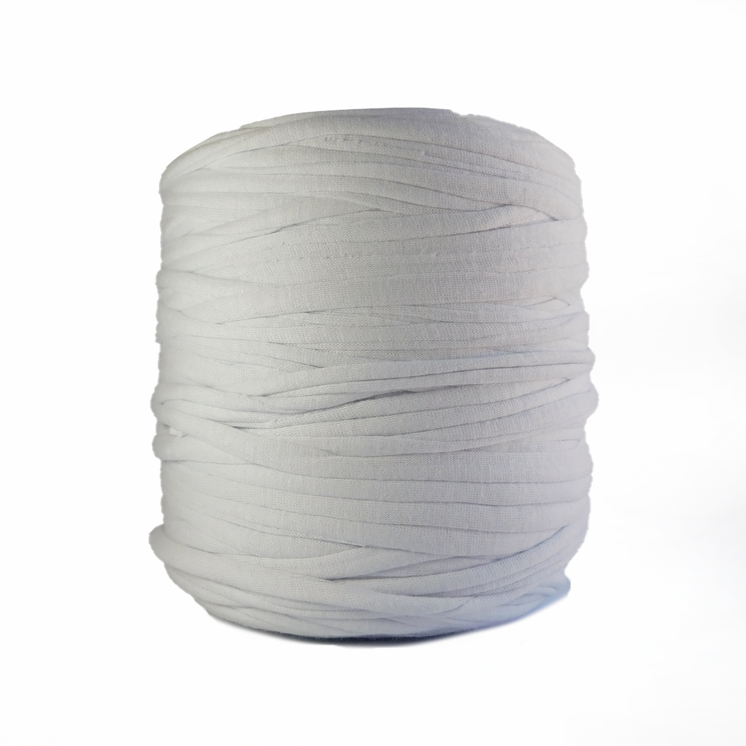 Trapillo algodón licrado blanco leche - Imagen 2