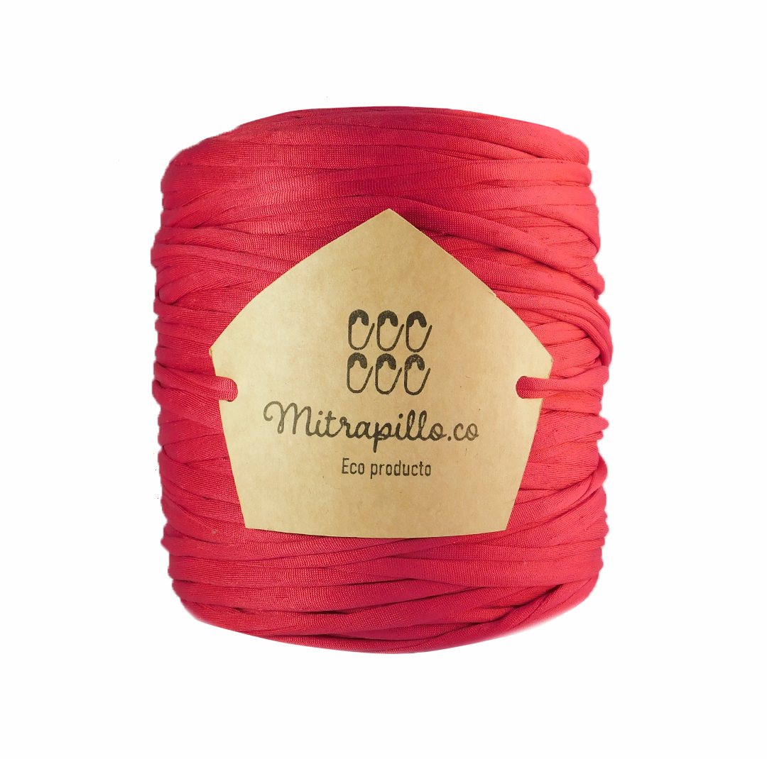 Trapillo pluma rosa magenta