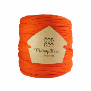 Trapillo algodón licrado mandarina