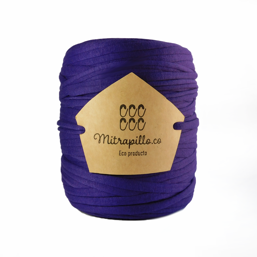 Trapillo pluma morado purpura