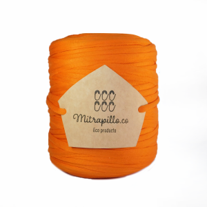 Trapillo pluma naranja zanahoria