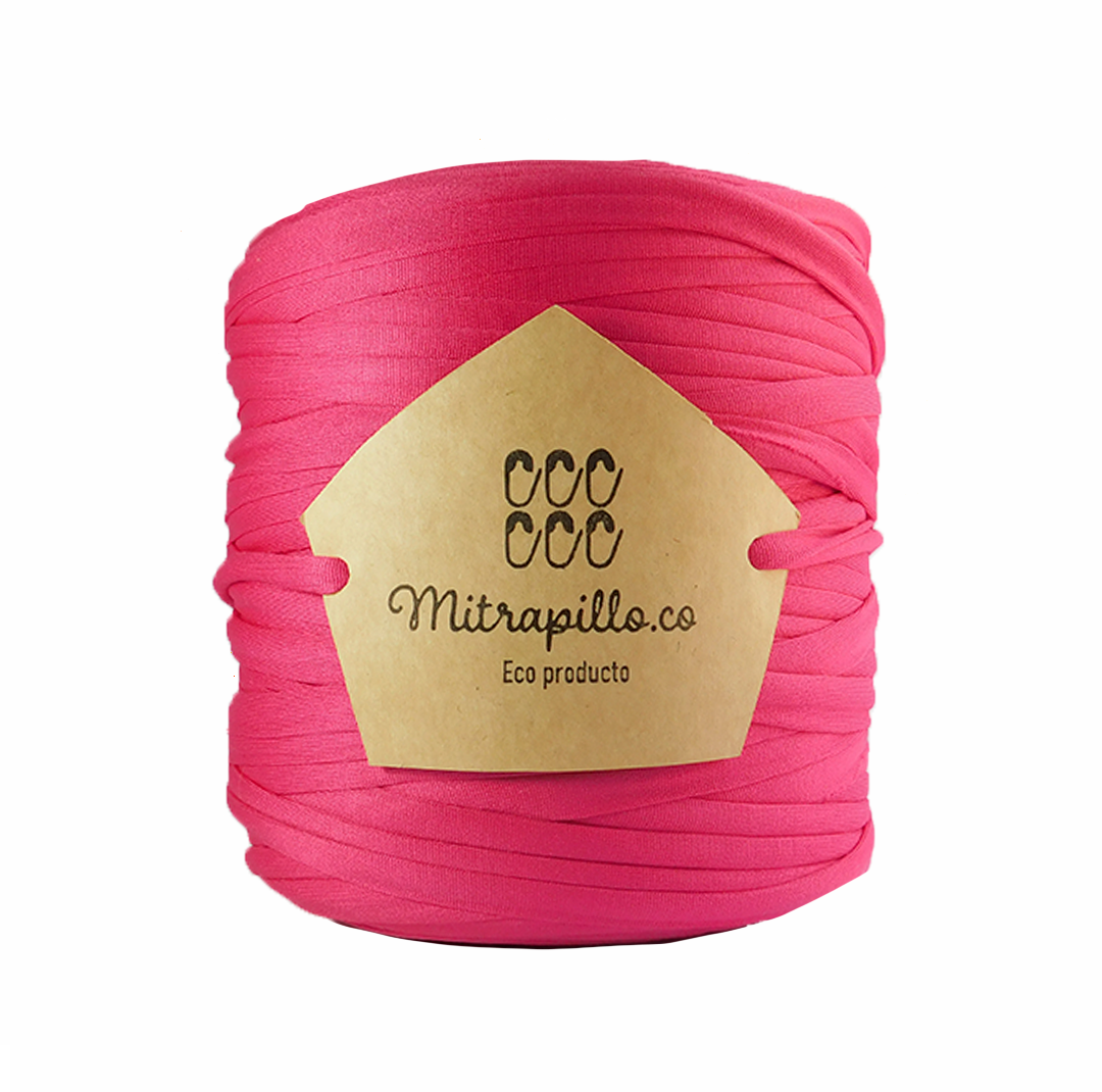 Trapillo pluma rosa fucsia