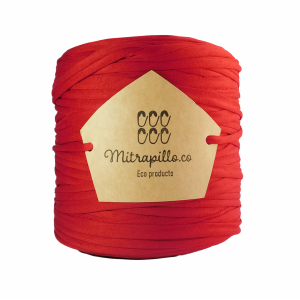 Trapillo pluma rojo cereza