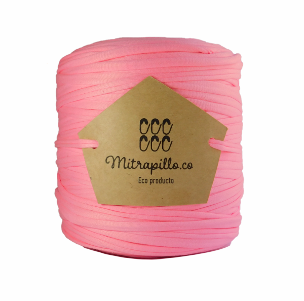 Trapillo pluma rosa chicle
