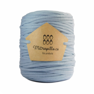 Trapillo algodón licrado Azul cielo #2