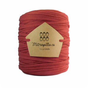 Trapillo algodón licrado Rojo ladrillo