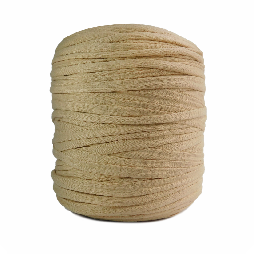 Trapillo algodón licrado arena - Imagen 2