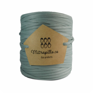 Trapillo pluma oliva menta