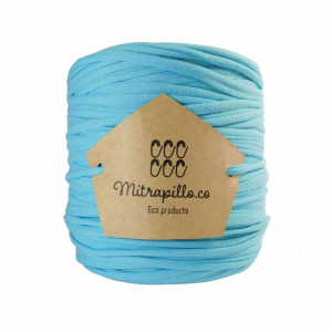 Trapillo algodón licrado Azul cielo #1