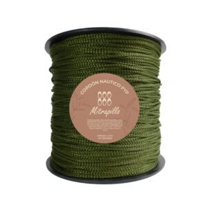 Cordón verde militar x 500m - 2mm