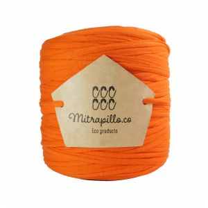 Trapillo algodón naranja zanahoria