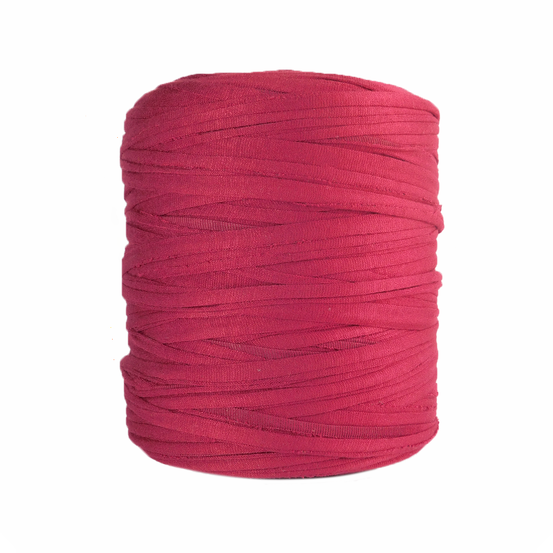 Trapillo pluma rojo borgoña perlado - Imagen 2