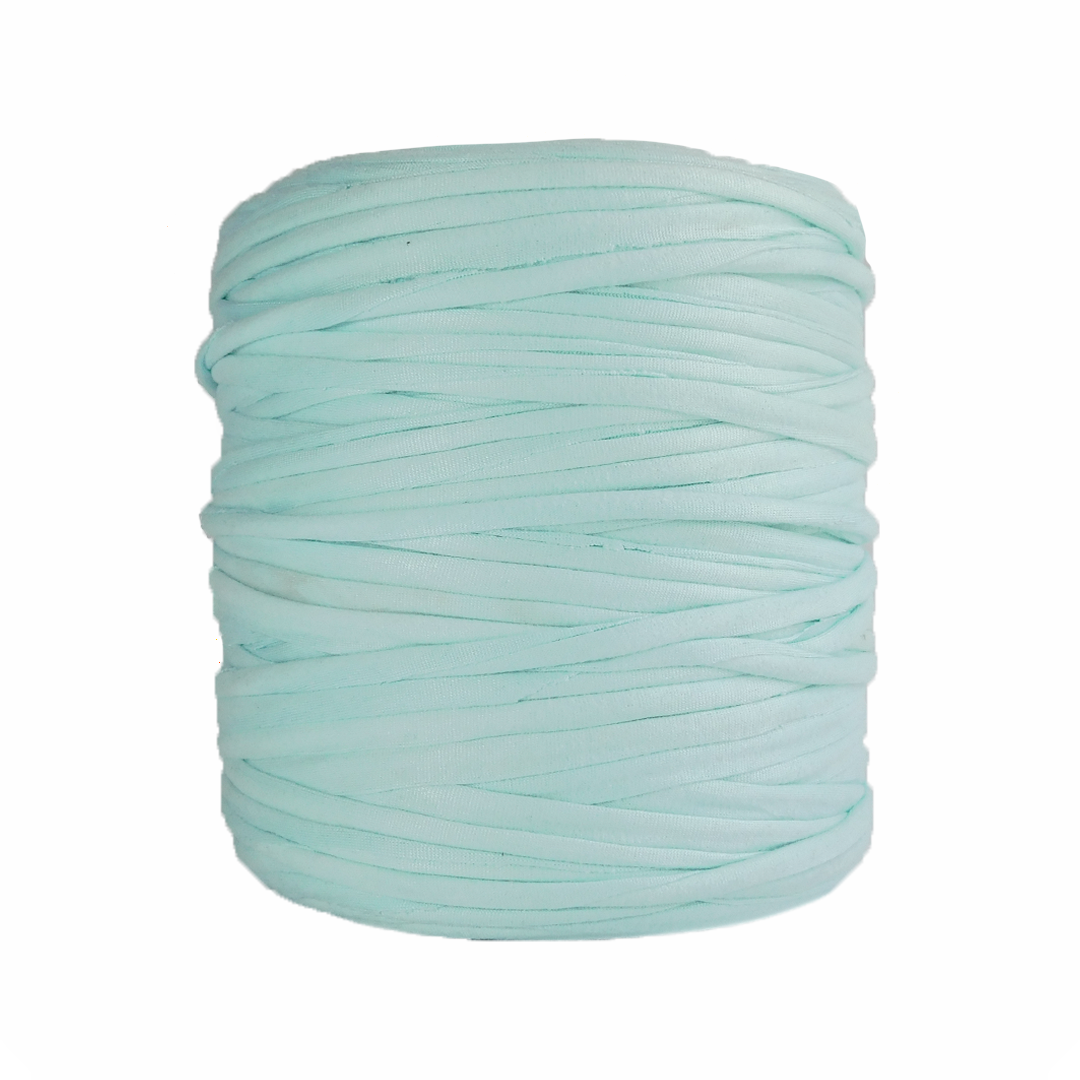 Trapillo pluma azul menta pastel - Imagen 2