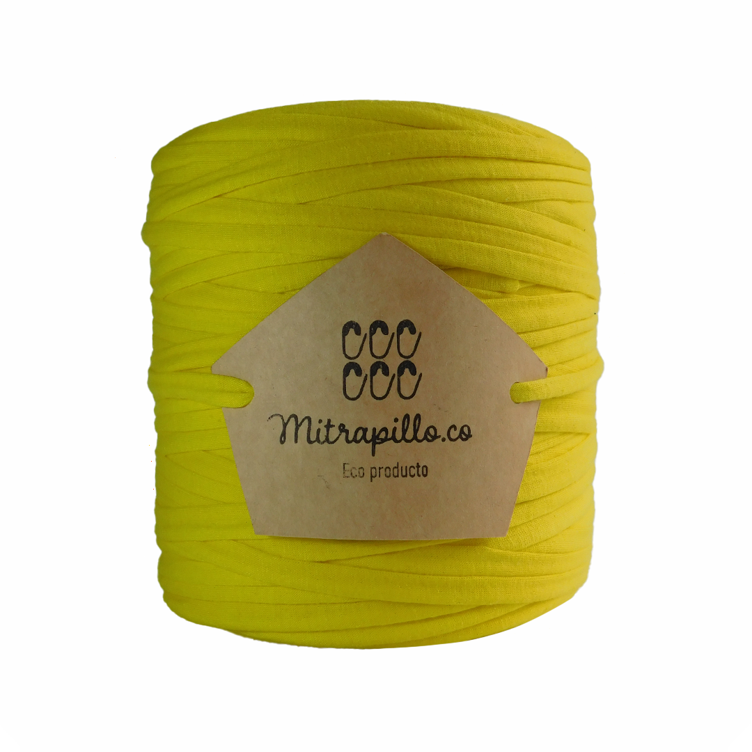 Trapillo algodón extralicrado amarillo azufre