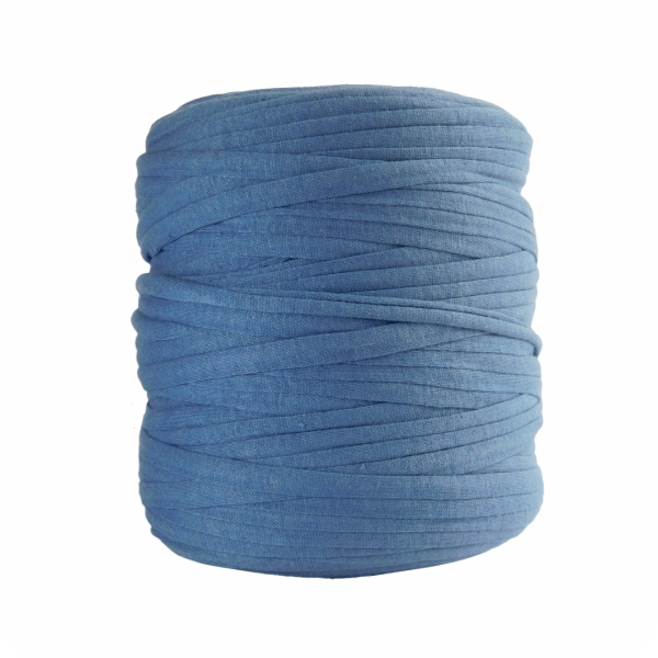 Trapillo algodón licrado azul medio - Imagen 2