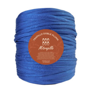 Trapillo doble pluma azul zafiro