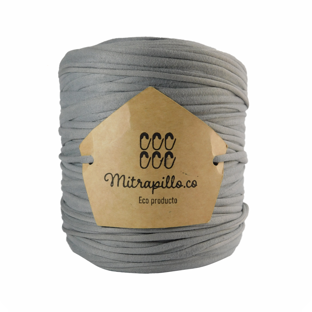 Trapillo pluma gris perla