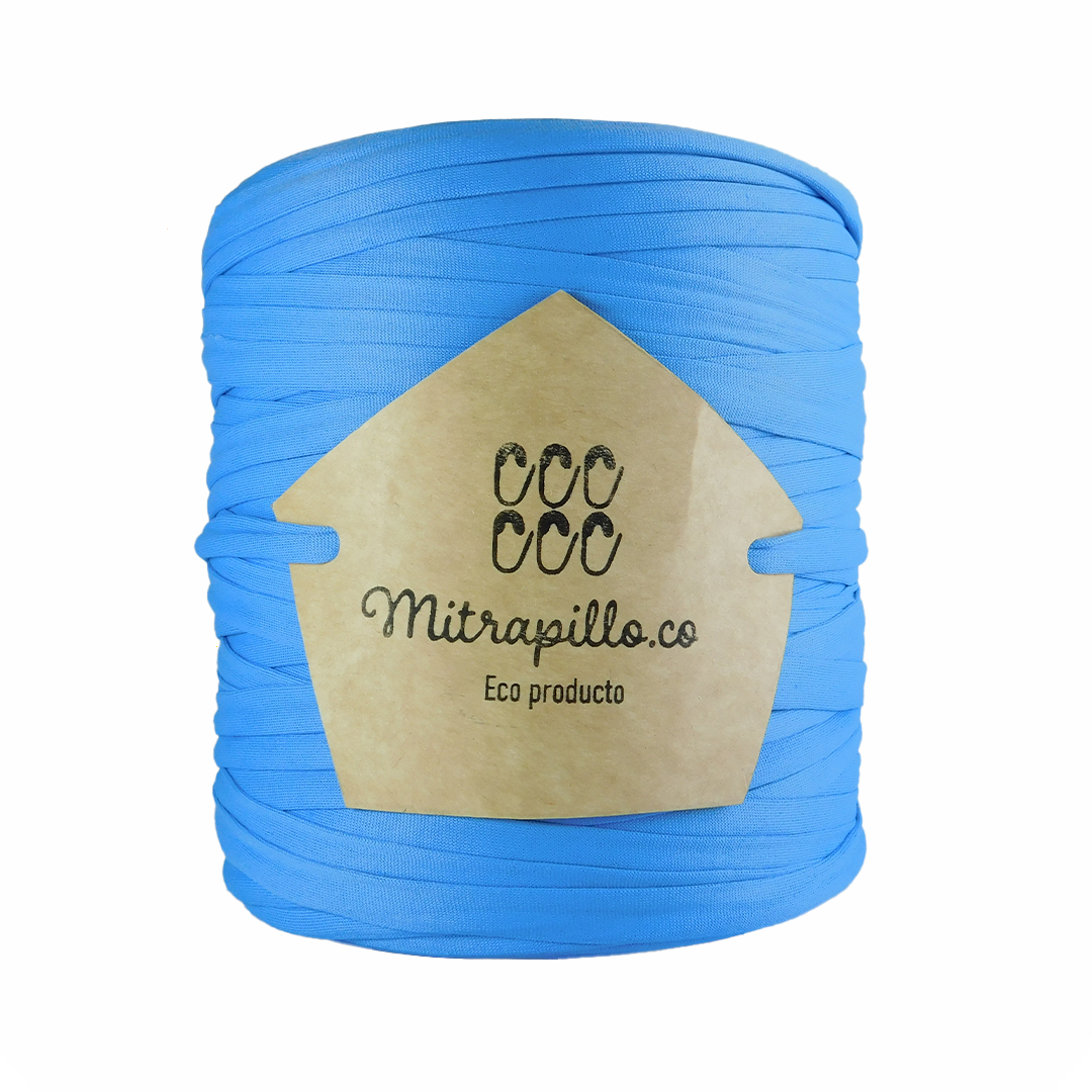 Trapillo pluma Azul cielo primavera