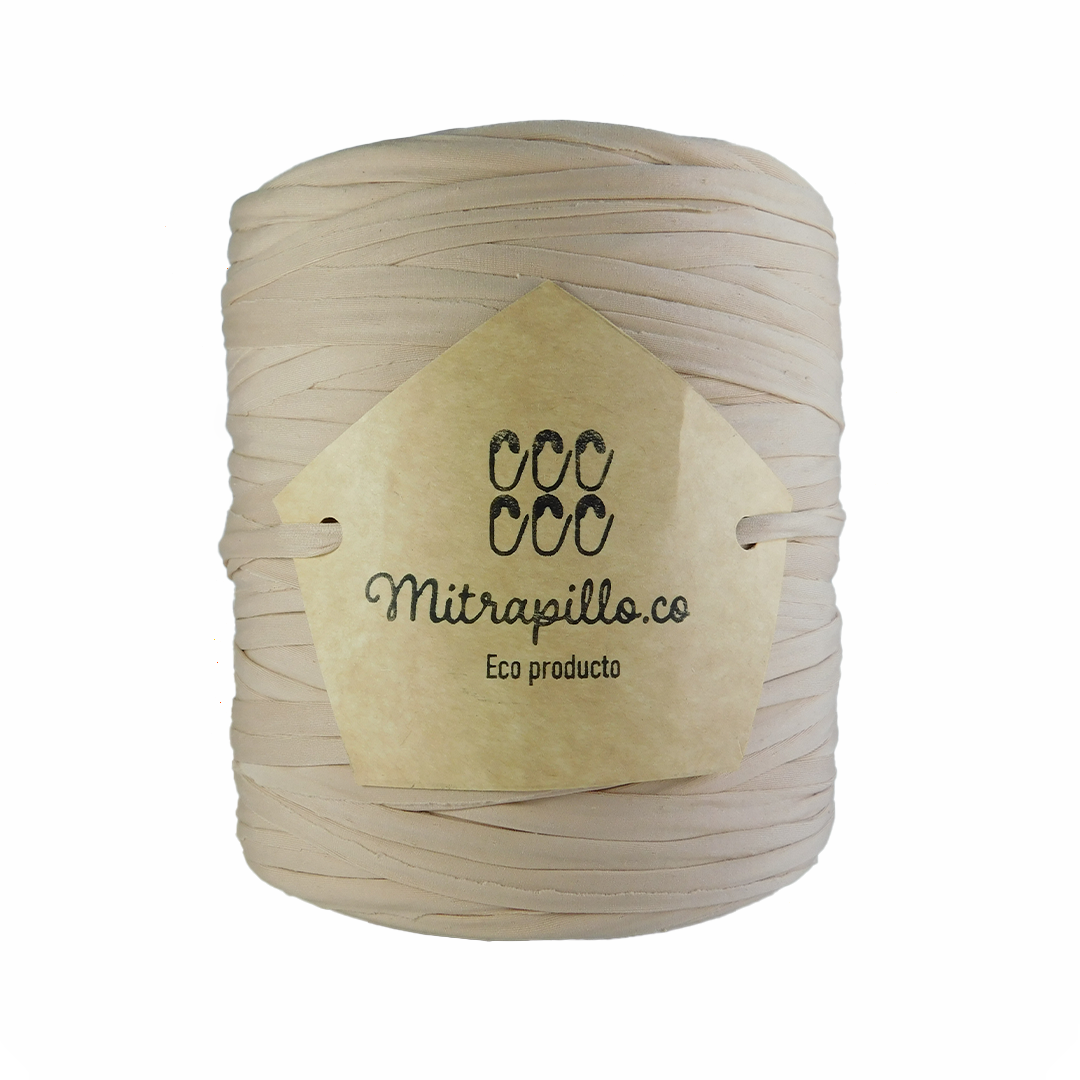 Trapillo doble pluma Beige Nude