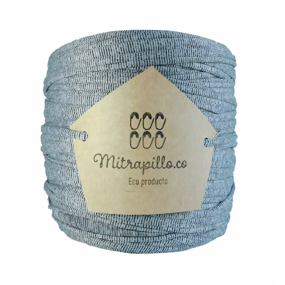 Trapillo Pluma gris rayado