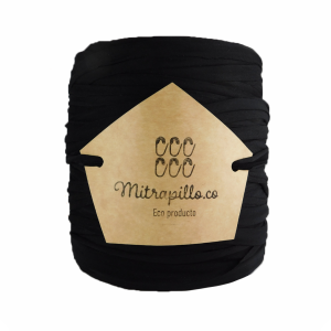 Trapillo pluma negro mate