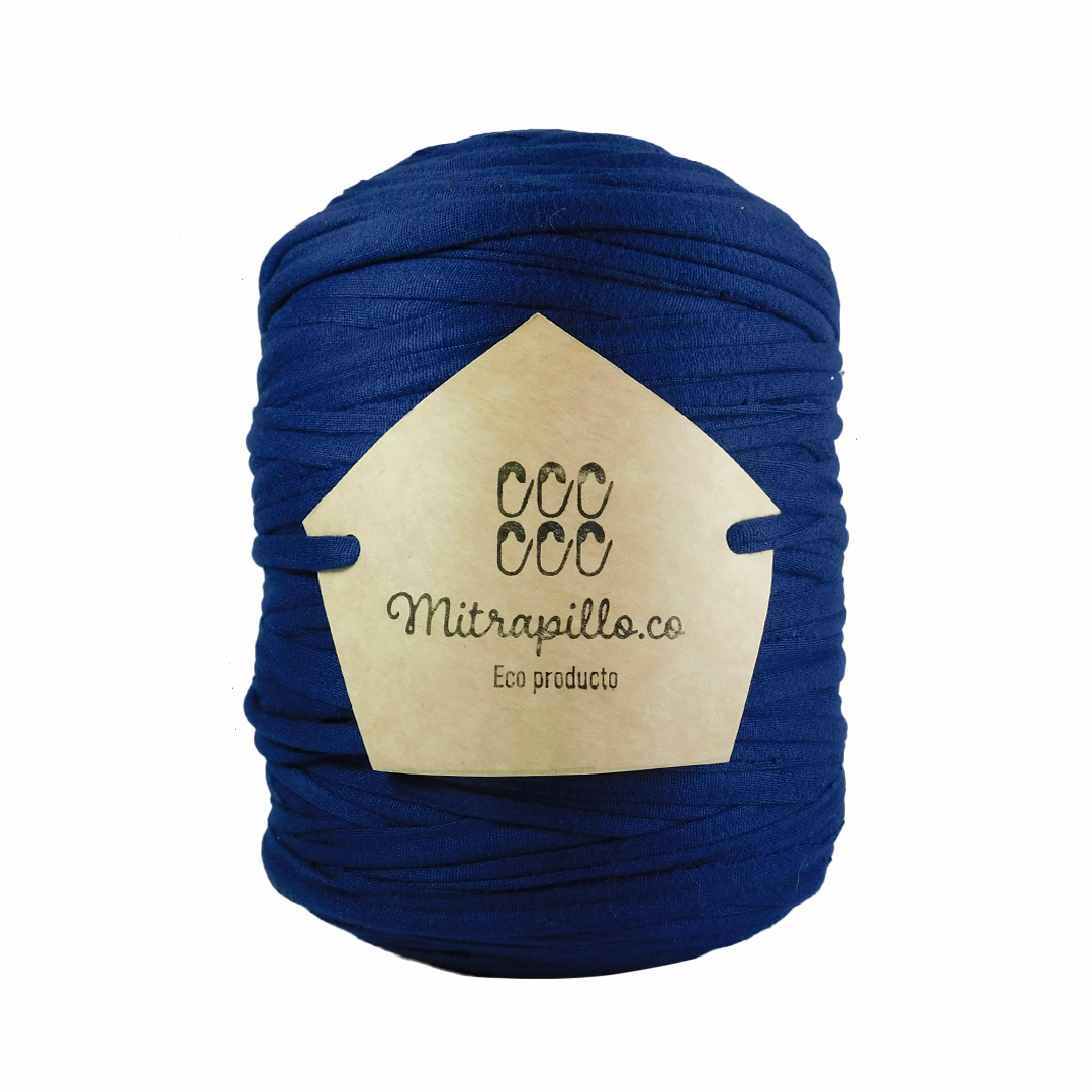 Trapillo pluma mate azul oscuro