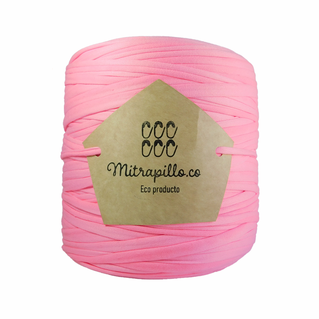 Trapillo pluma rosa chicle #2