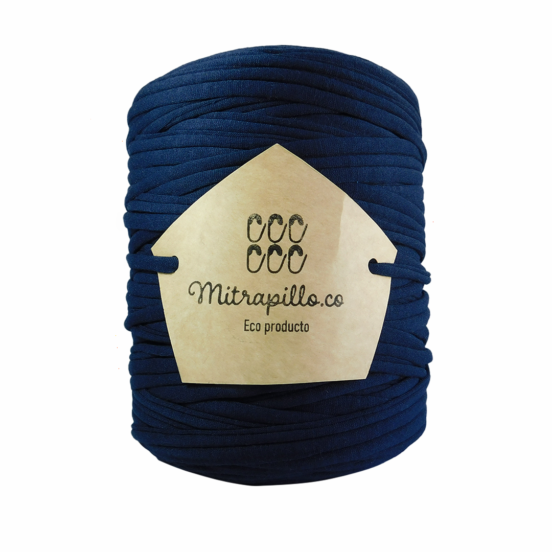 Trapillo pluma mate azul oscuro