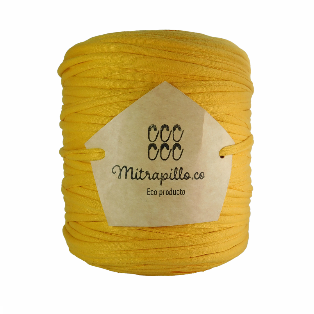 Trapillo pluma amarillo mango mate