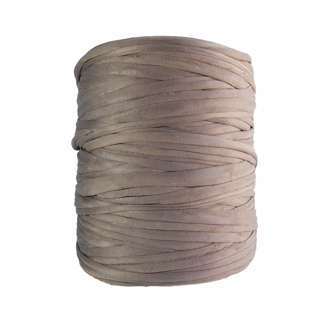 Trapillo pluma marron tierra perlado - Imagen 2