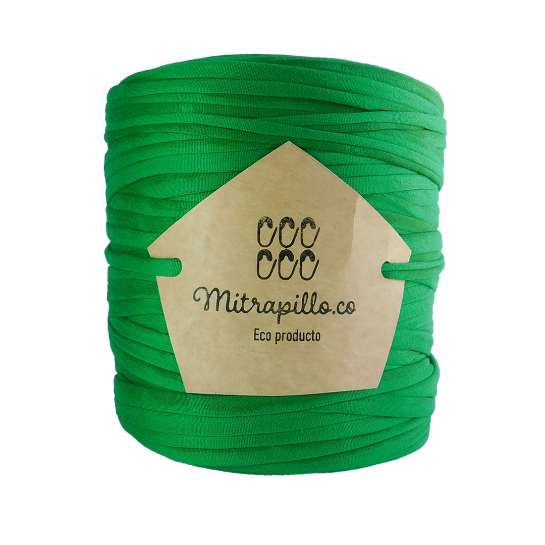 Trapillo pluma verde cali doble tono mate