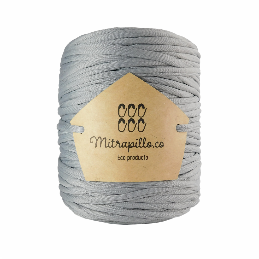 Trapillo pluma Gris medio perlado